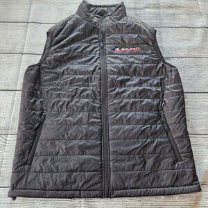 Solinco Black Puffer Vest with zipper closure and pockets Size Large Men's